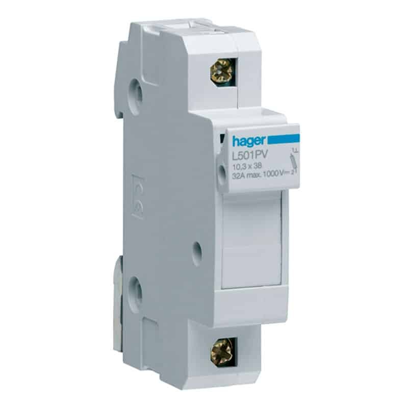 Corta-circuitos porta fusíveis ETI 1000V DC 30A unipolar