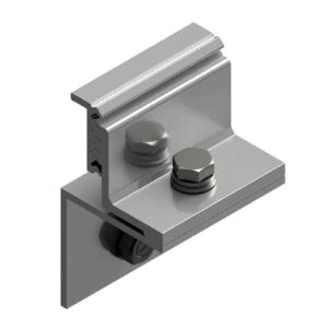 Fixador lateral horizontal regulável para fixação de painéis solares Sunfer S12