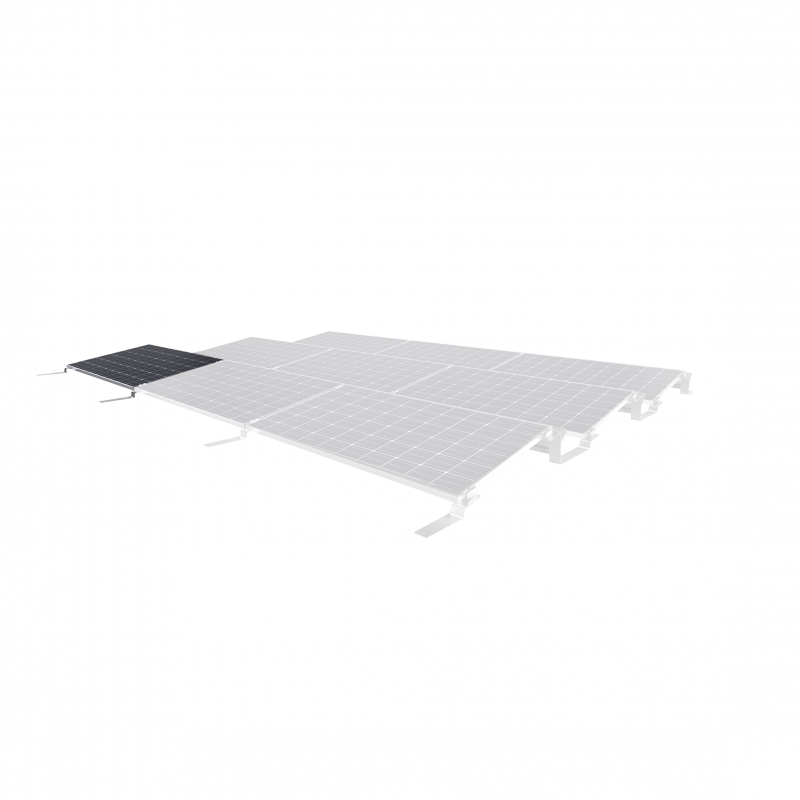 KIT1 Estrutura Aerocompact Este-Oeste Compactflat S Triangular Lastrada
