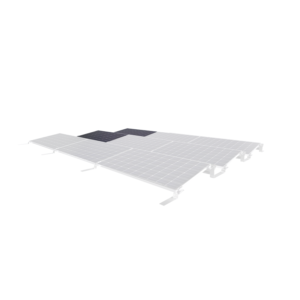 KIT3 Estrutura Aerocompact Sul Compactflat S Cobertura Plana