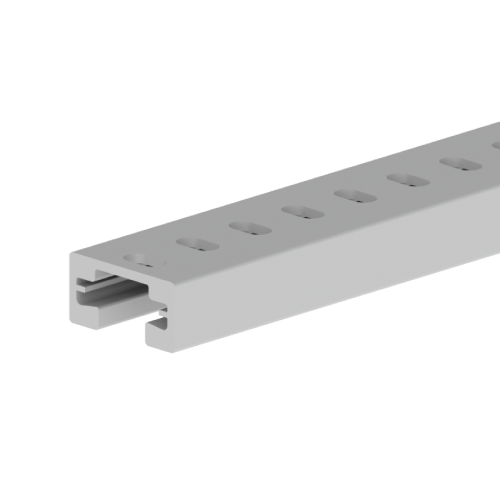 NOVO - Perfil de suporte isolante Unex 25x50x2000 em U48X