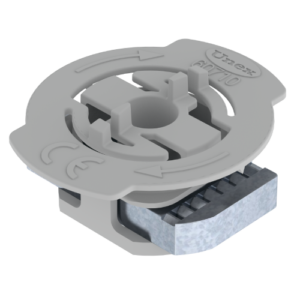 NOVO - Porca para perfil com mola Unex M8 em Galvanizado classe 6