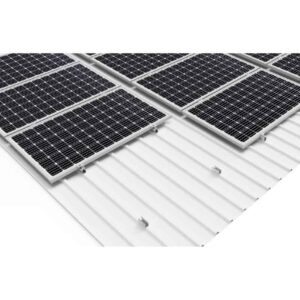 Troço horizontal Sunfer SG3 100mm em alumínio para telhado metálico